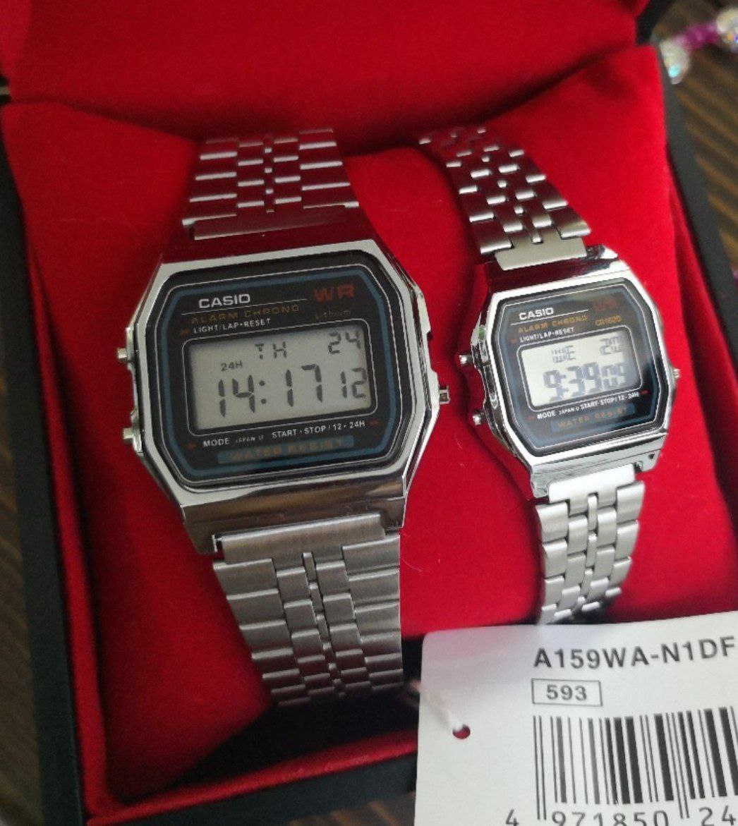 ست ساعت زنانه ومردانه برند کاسیو نوستالژی