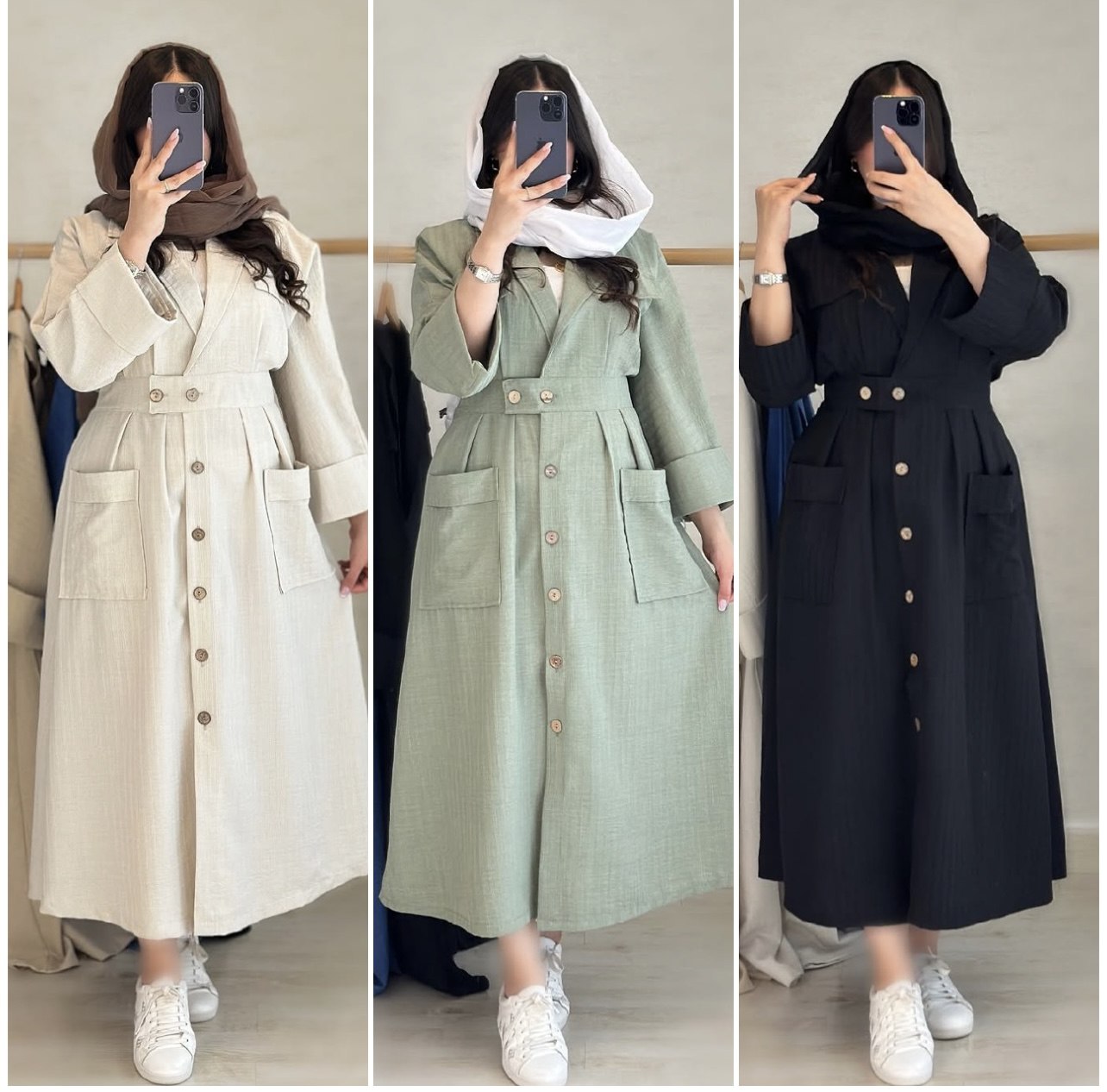 مانتو بلند پارکر زنانه