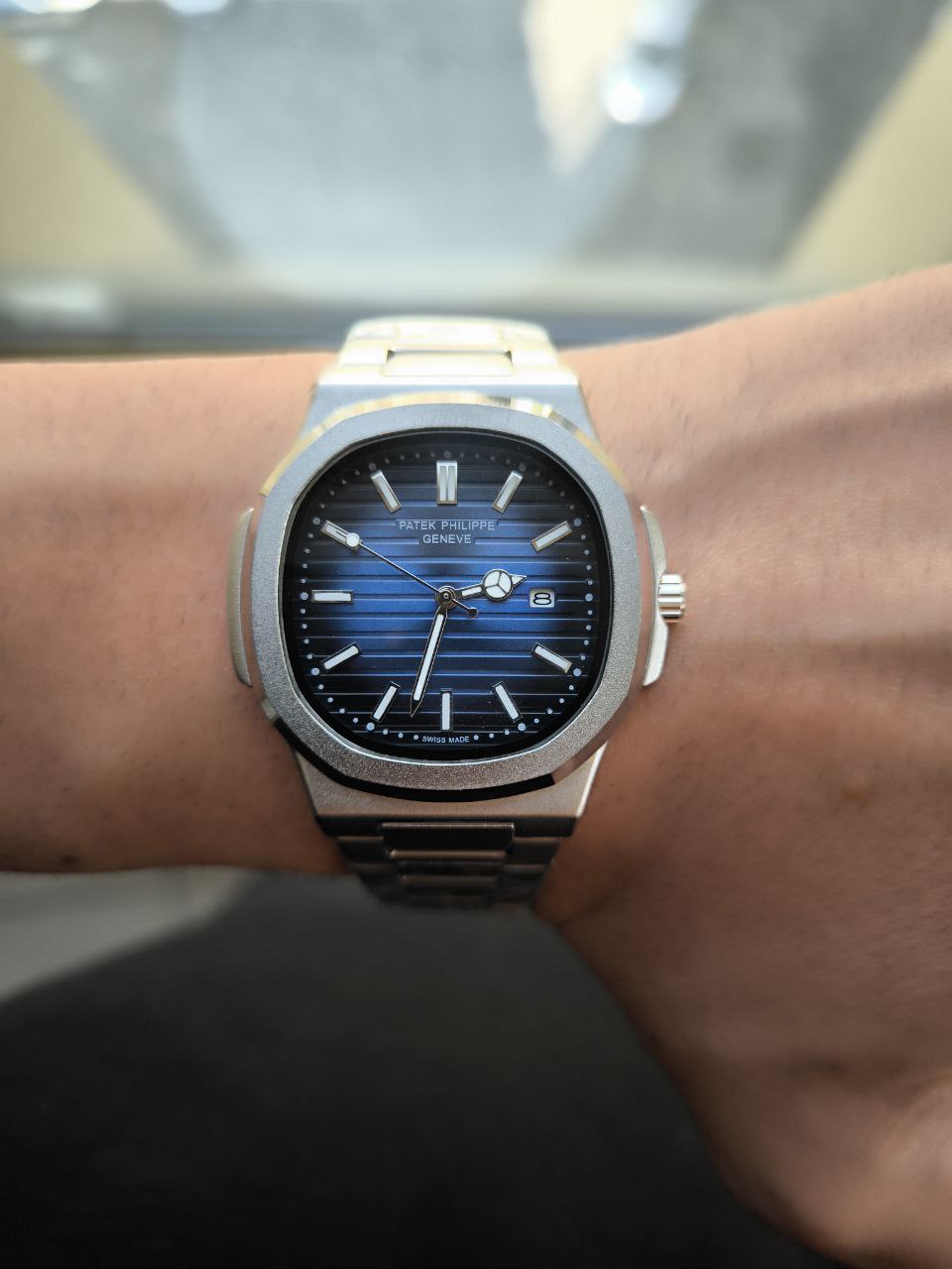 ساعت مچی مردانه برند پتک فلیپ patek philippe شیک دو قفله مخفی