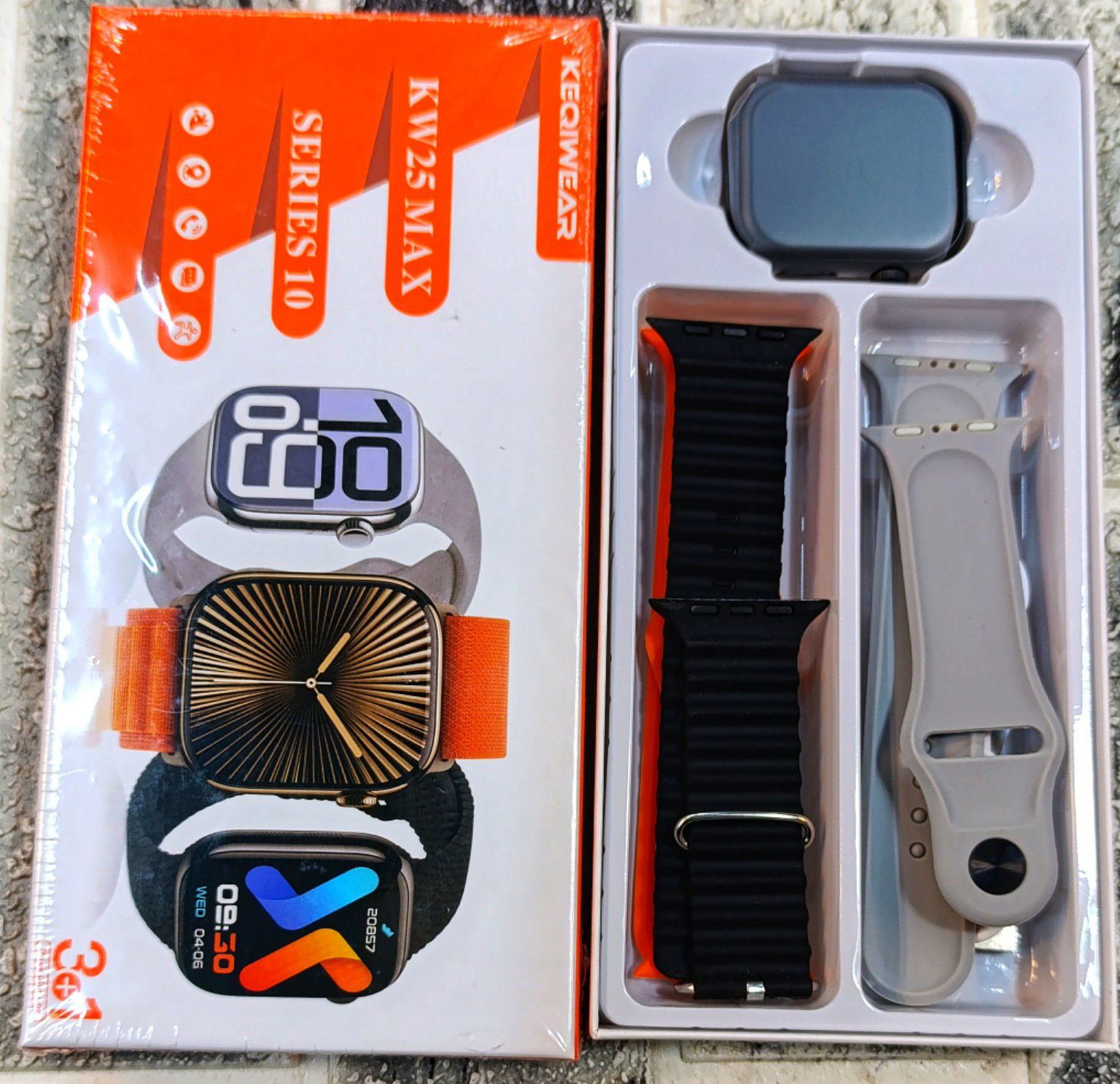 ساعت هوشمند  ✅ 3بند ( سیلیکونی و برزنتی  ) ✅ کیفیت عالی ✅ اتصال با بلوتوث به گوشی موبایل ✅ ضربان قلب، قدم شمار ،کالری شمار  ✅هشدارها و ماشین حساب و . . . ✅قابلیت کنترل تماس ، پیامک ، هشدارها  ✅کیفیت عالی و تصویر با کیفیت