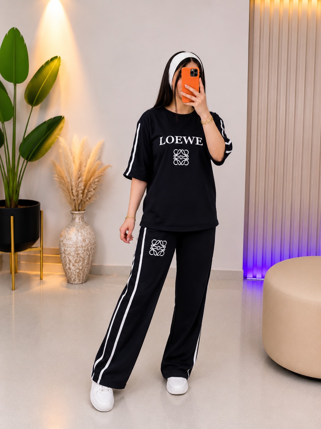 شناسه : #3152 نام : ست تیشرت شلوار LOEWE جنس : سوپر اسپان فول کش