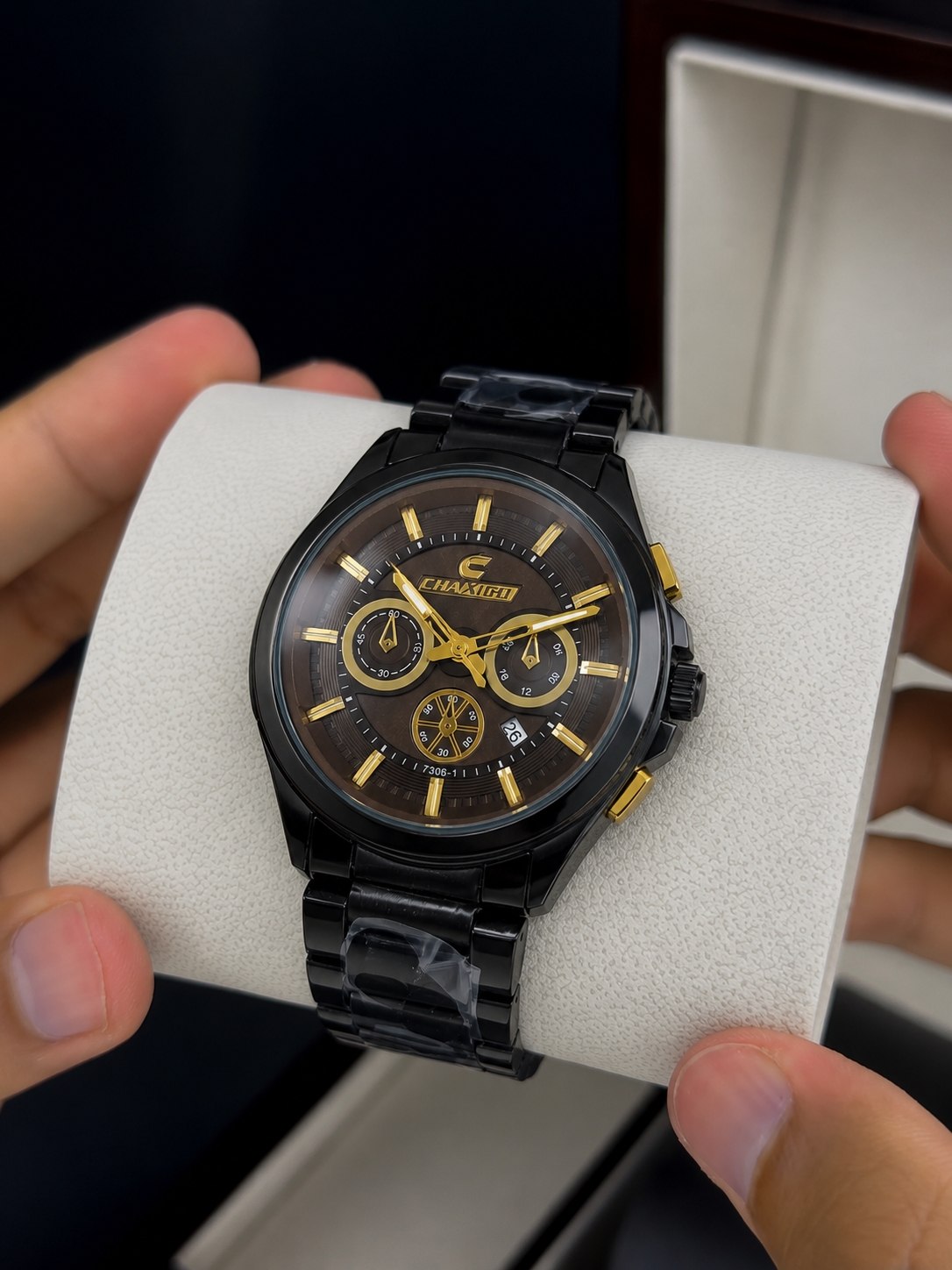 ☑️CHAXIGO  New collection ✨️    watch    《highe quality》                       🔥چاکسیگو  دژاوو  💥ویژگی های محصول  دارای  روز شمار برند شرکتی  کیفیت عالی  بنداستیل    شیشه معدنی رنگ ثابت  قفل کلیپسی  موتور کوارتز