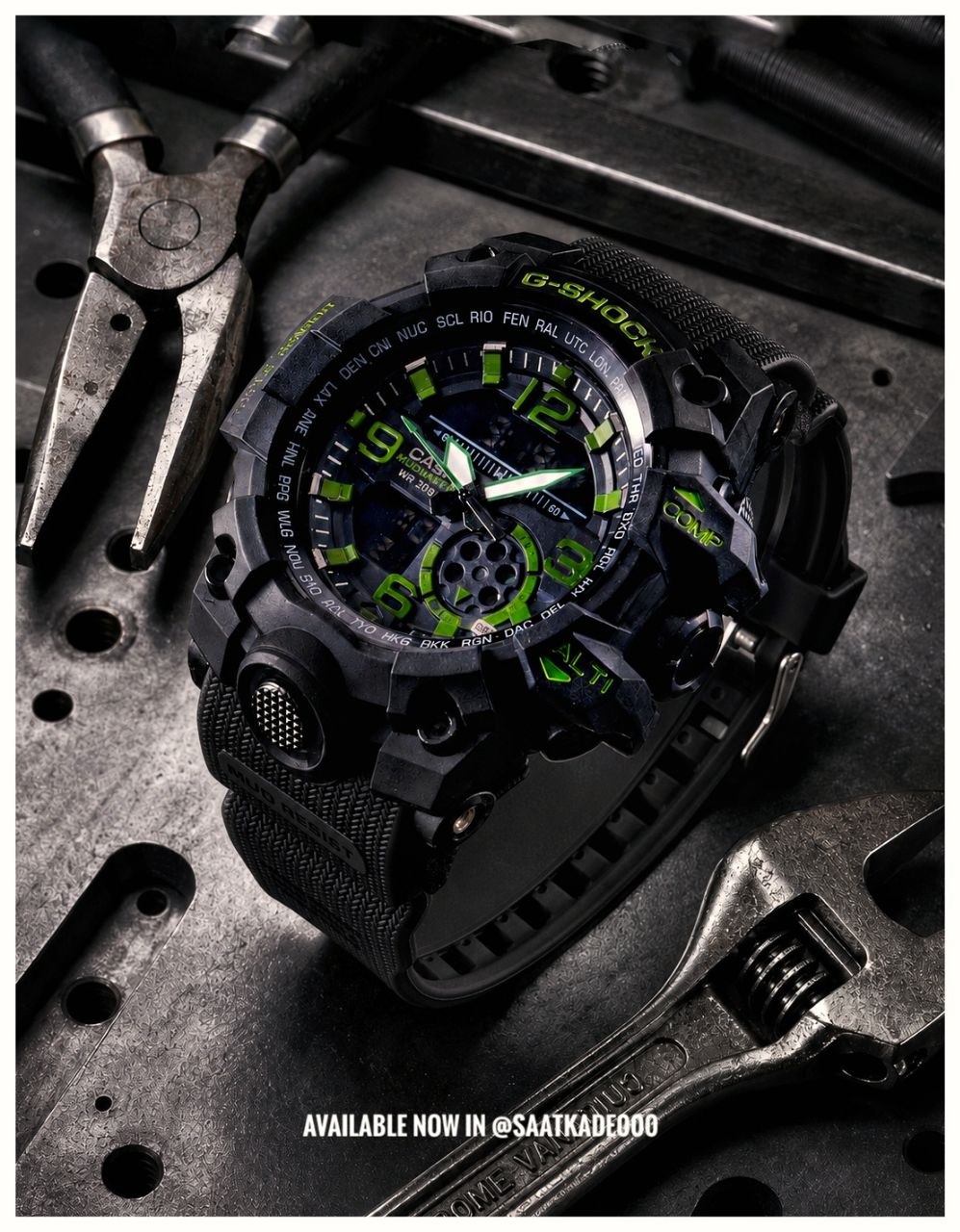 ساعت مچی مردانه G-shock  Model: Pilot   موتور ژاپن‌ A++ بند رابر آنتی آلرژی اصلی عقربه شب‌نما شیشه طلقی نشکن  ❌امکانات:  ♦️نمایش ساعت بصورت آنالوگ(عقربه‌ای) و دیجیتال ♦️عقربه نمایشگر ایام هفته تزئینی می‌باشد‌. ♦️قابلیت تنظیم آلارم  ♦️چراغ دیدشب ♦️نمایش کامل تاریخ (سال ماه و هفته) ♦️محاسبه کرنومتر  صفحه ضدخش ضدآب و ضربه و ... .  ❌یک ساعت ایده‌آل برای ورزشکاران سایز اسپرت