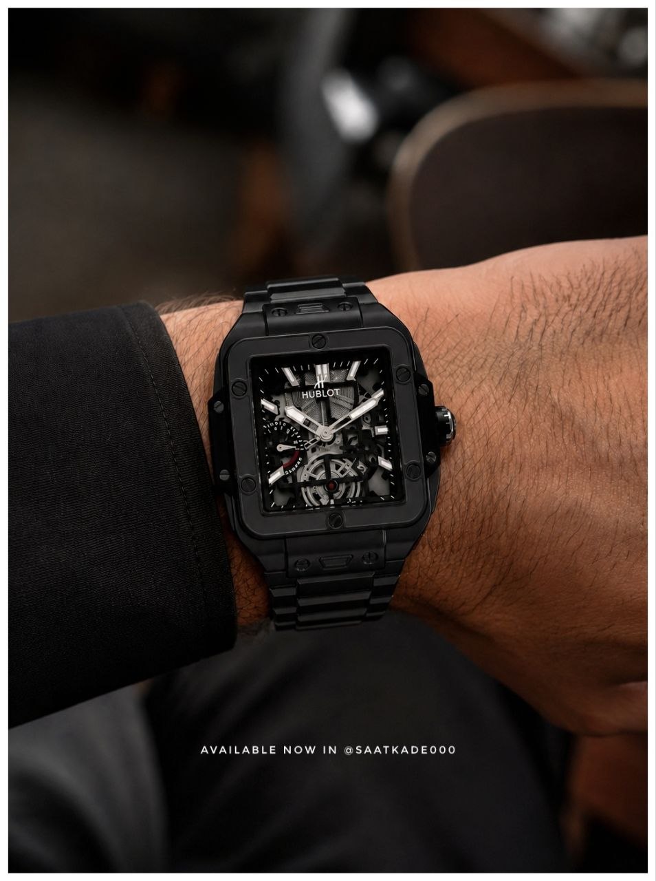 ساعت مچی مردانه برند New collection  Hublot BigBang  ساعت هابلوت طرح بیگ‌بنگ برای آقایان  موتور شرکتی درجه یک دارای روزشمار بند استیل مات قاب فلزی مات قاب پشت استیل قفل استیل کلیپسی