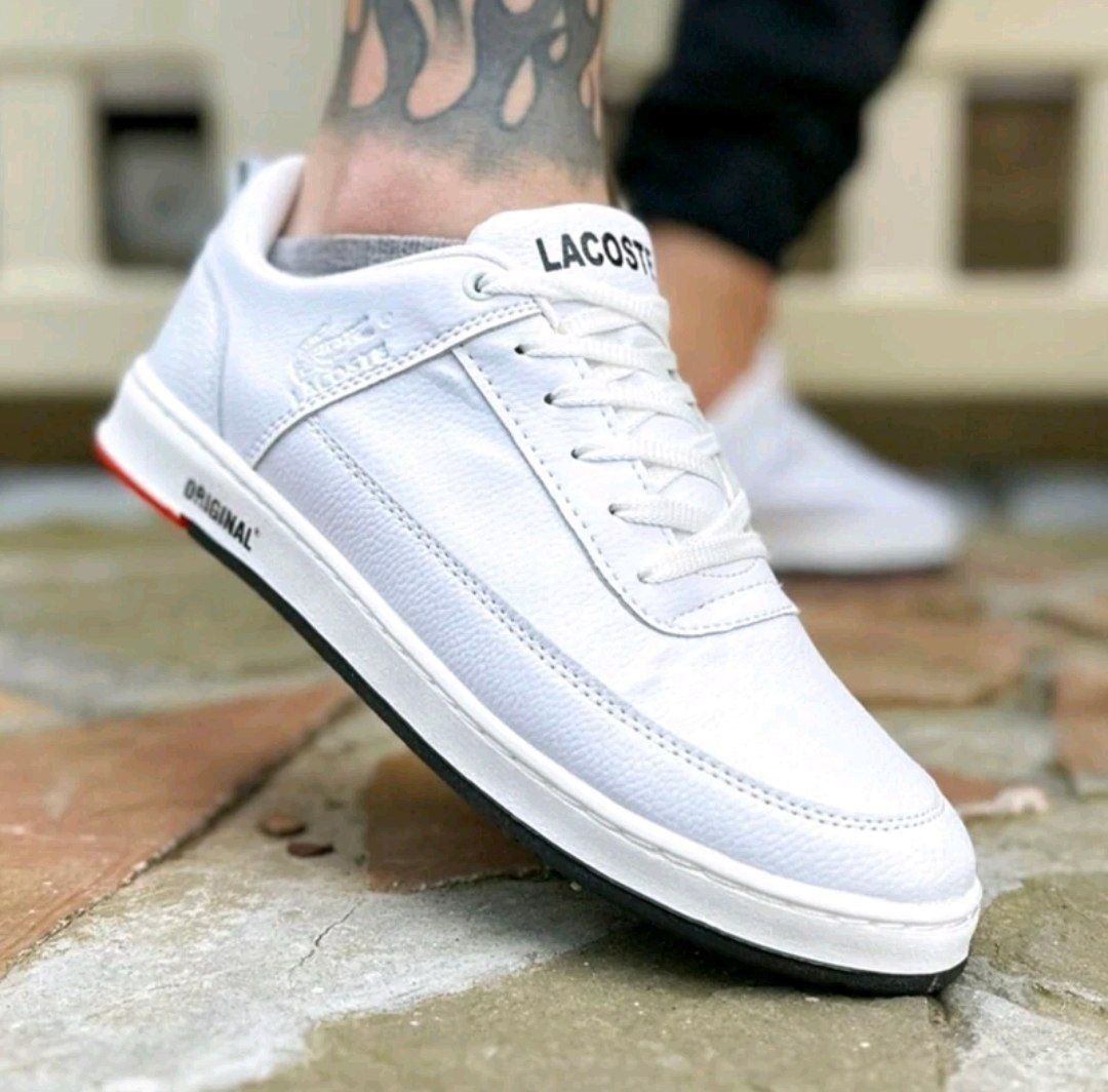 کفش اسپرت مردانه مدل لاگوست 👟🔥 ✅جنس رویه چرم صنعتی با کیفیت  ✅زیره از پی یو ✅دوردوخت شده  ✅نرم و منطعف ✅️سایزبندی 41 تا 44  ✅هزینه ارسال 120 ✅ارسال فوری🚀 #کفش_مردانه  🖌 رنگ بندی :  سفید -مشکی ⚜️ سایز ها : 41 - 42 - 43 _۴۴