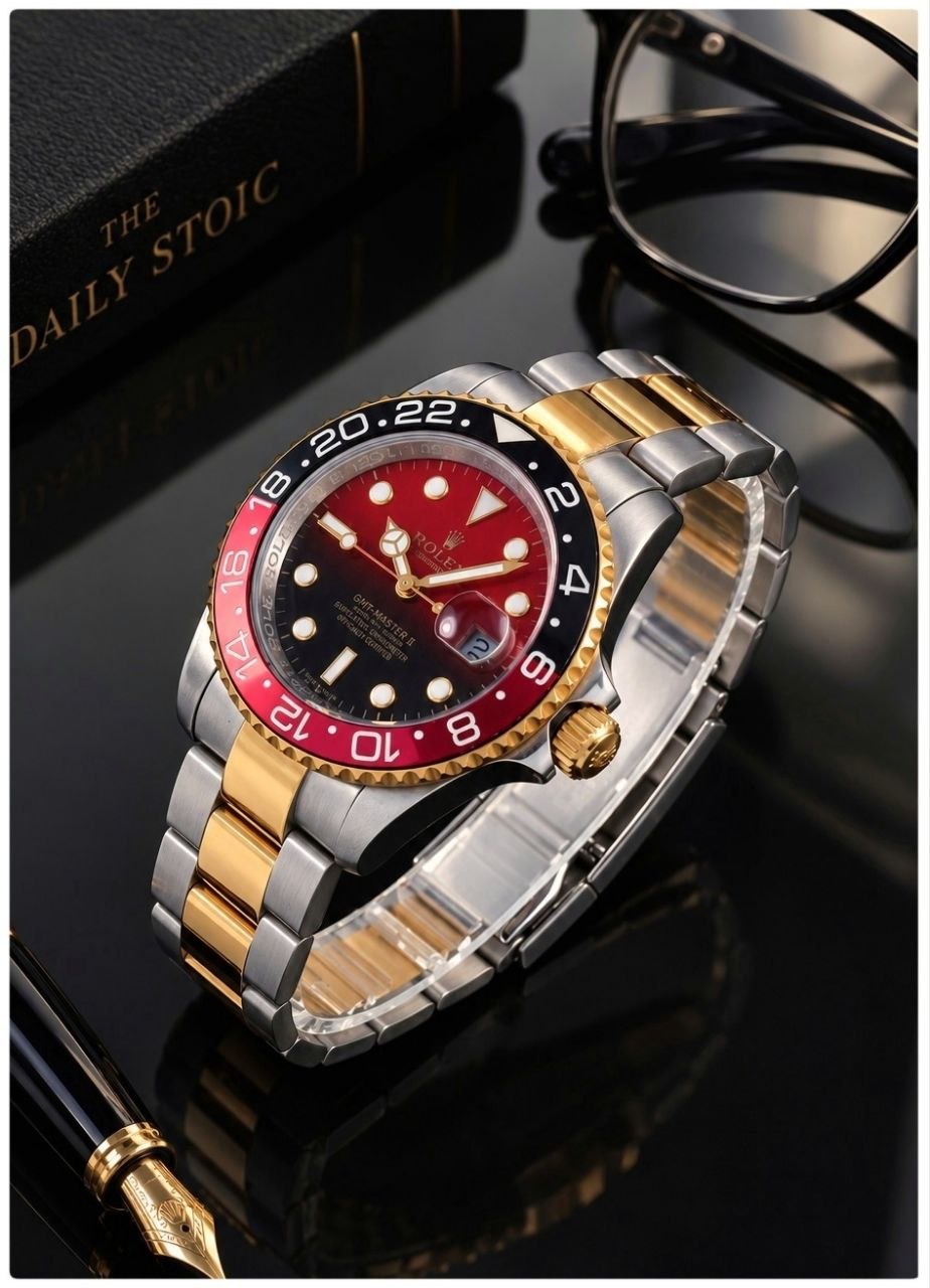 ساعت مچی مردانه Rolex   Submariner     برای آقایان  موتور ژاپن A+++  دارای روزشمار  مارک حک شده رولکس داخل دیواره صفحه  مارک حک شده رولکس بر روی پیچ تنظیم قاب و بند فول استیل  شیشه (تلسکوپی) کریستال ضدخش قاب چرخشی متحرک (تاچیمتر) قفل استیل اورجینال حک برجسته